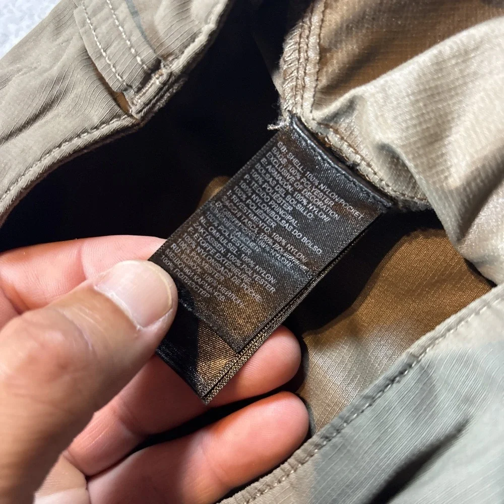 The North Face Pants Mens 38 (38x30)Brown Convertible Zip Off Hiking Outdoors